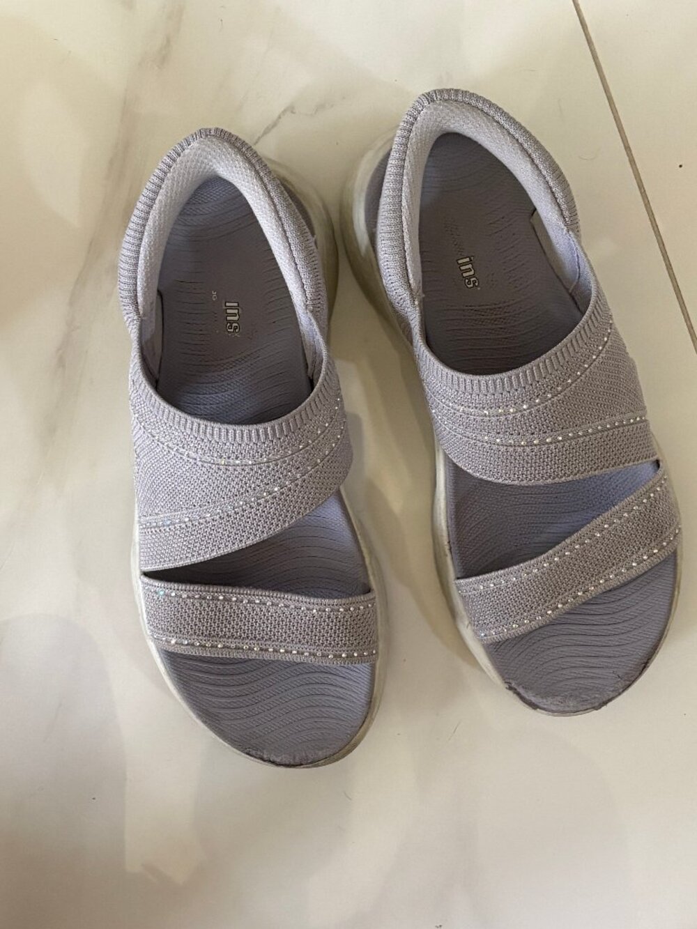 Skechers Slip-ins GO WALK Flex Sandal  Belle Purple 9
